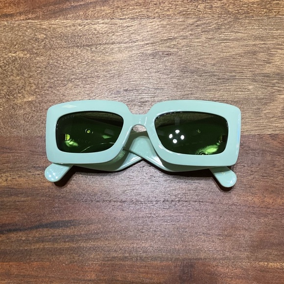 GUCCI 53mm Square Rectangle Sunglasses - Picture 4 of 14